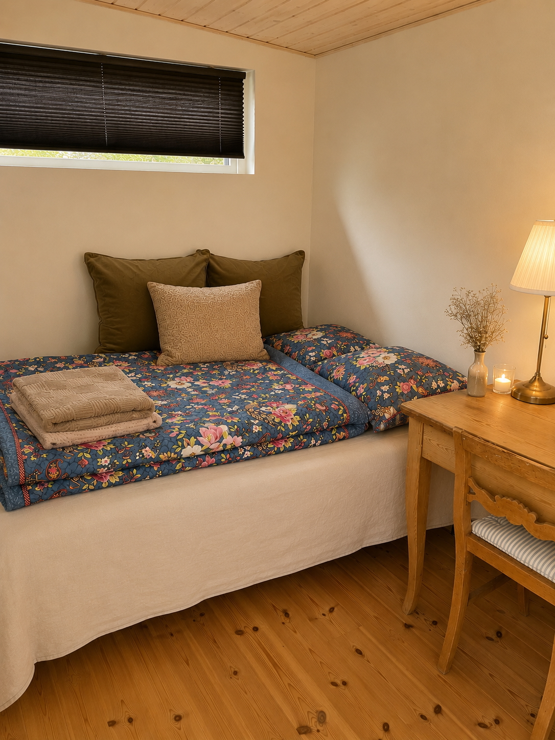 Vild blomsterhave med valmuer, fingerbøl og vilde blomster – sommerhus Tisvilde Den Danske Riviera