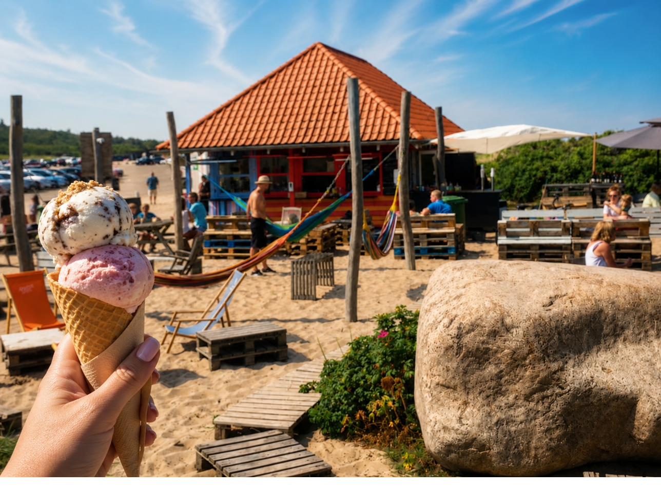 Strandkiosken i Tisvildeleje – is, sommerstemning og strandliv